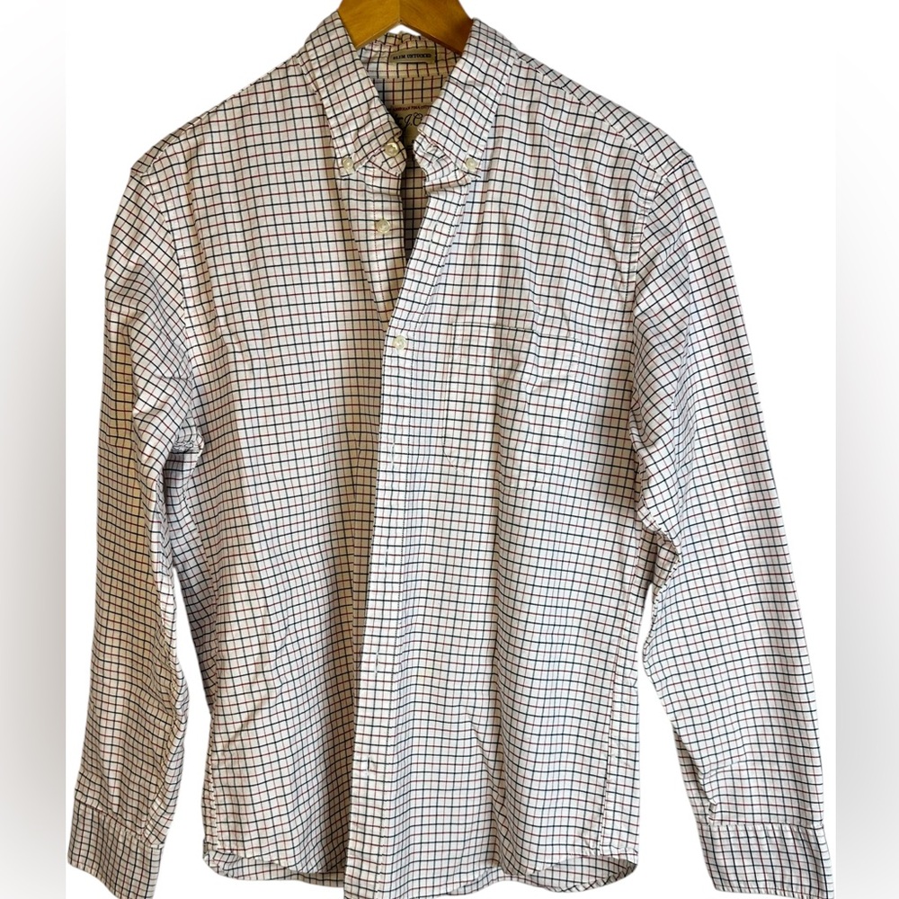 J. Crew Men's Multicolor Checkered Shirt